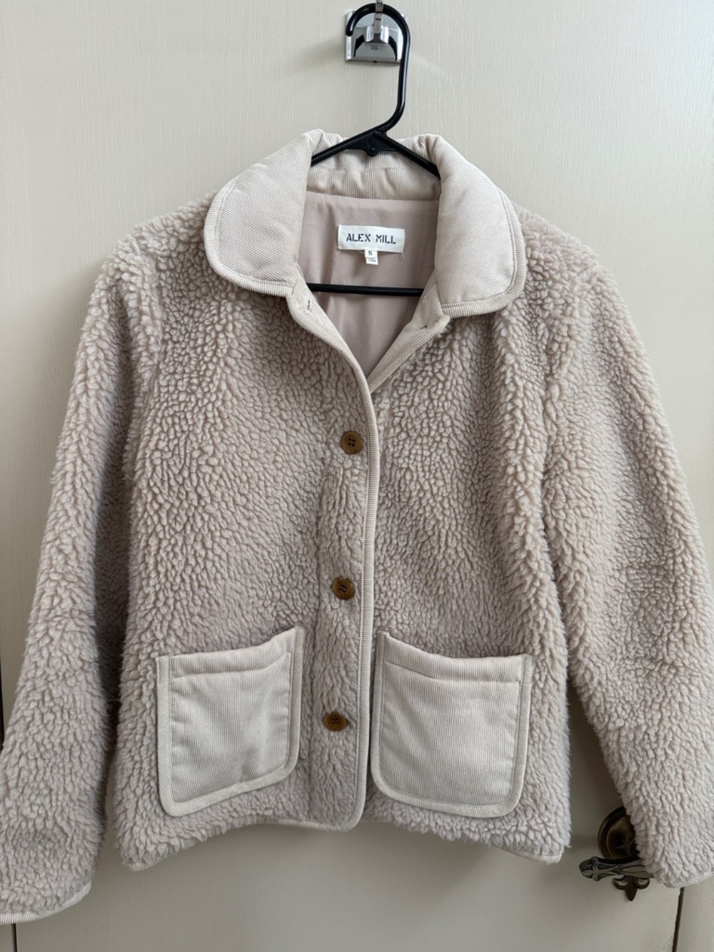 Alex Mill Natural / Beige Marley Sherpa Jacket